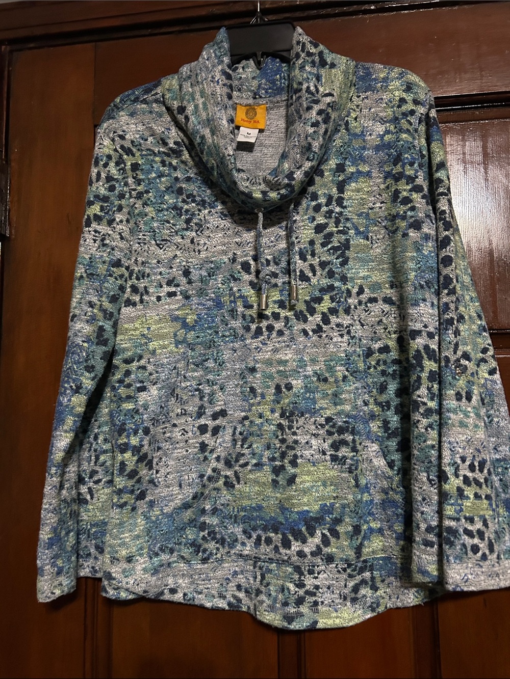Ruby Rd. Men's Turtleneck Pullover - Blue, Green, Gray